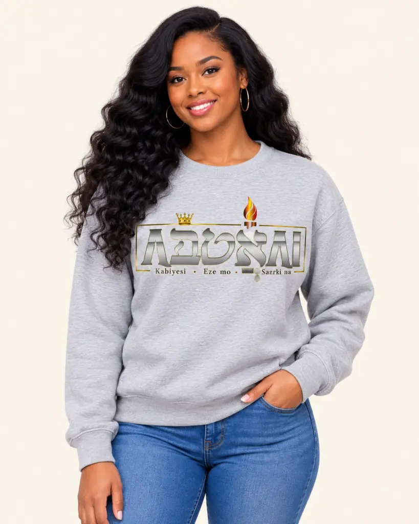 Adonai crewneck front - Romeez Gear