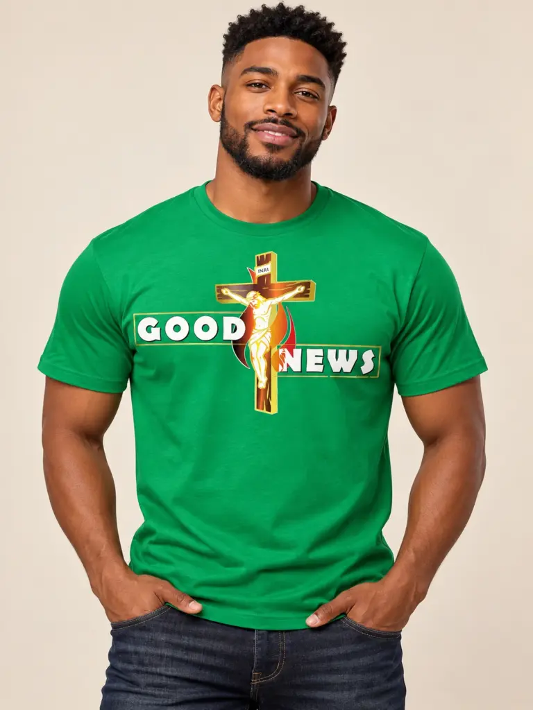 Good News T-Shirt front - Romeez Gear