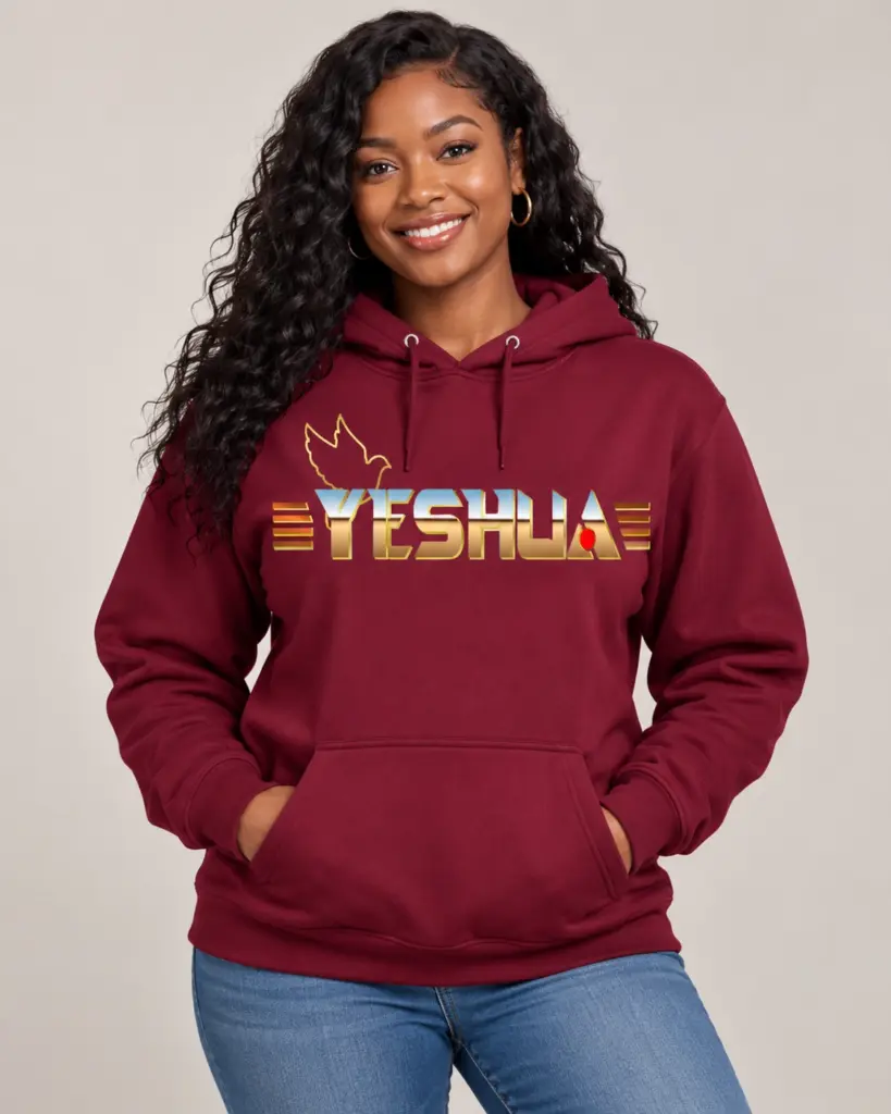 Yeshua pullover hoodie front - Romeez Gear