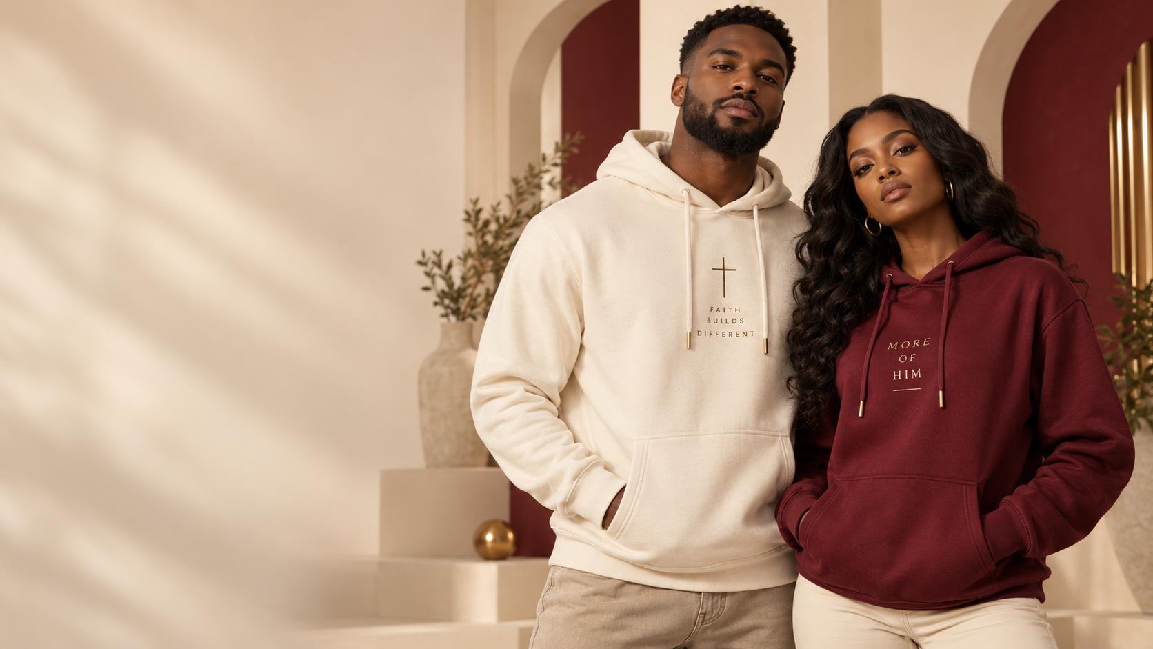 Romeez Gear premium Christian apparel campaign