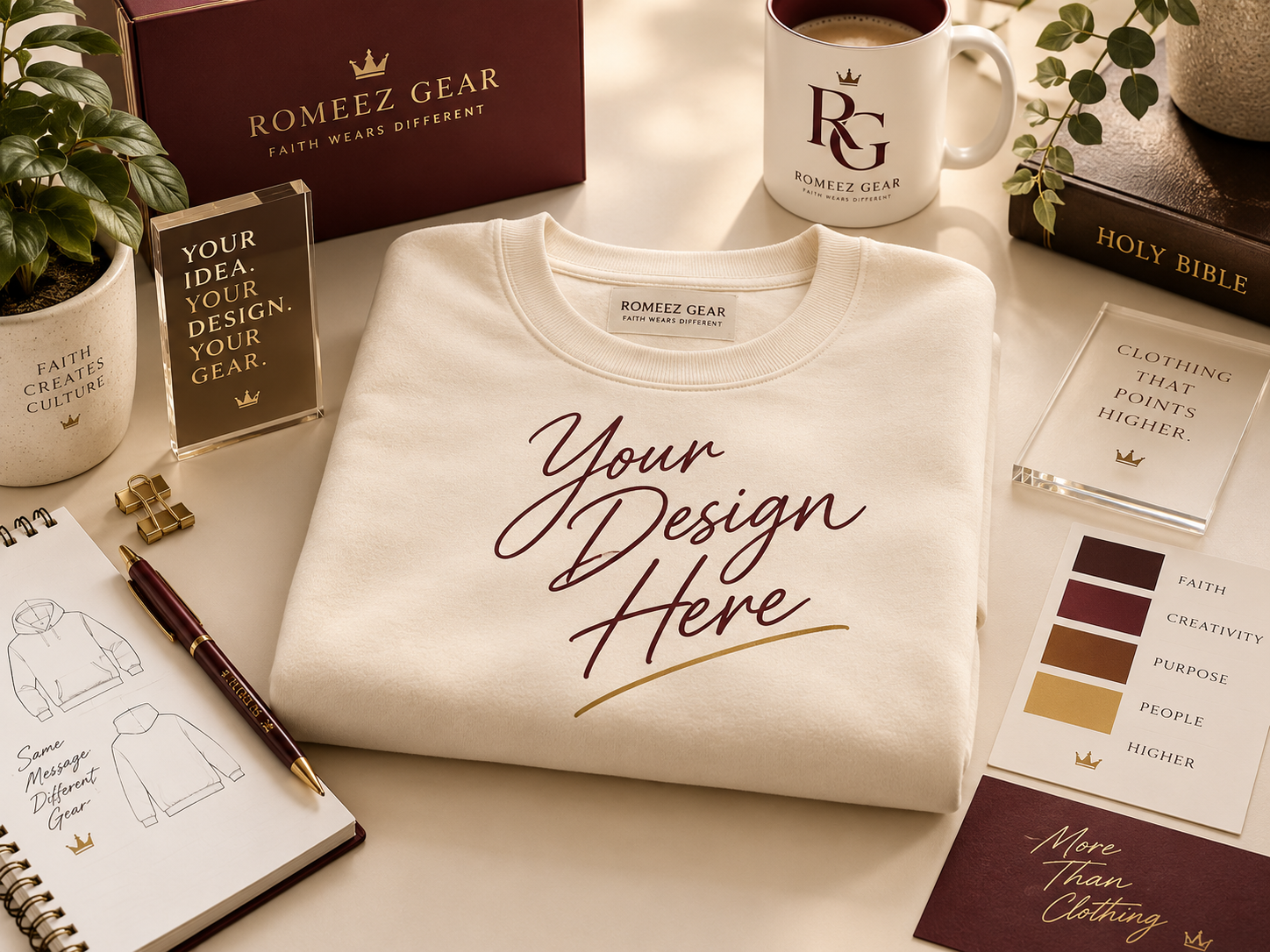 Create your own Romeez Gear custom apparel